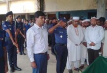 রাষ্ট্রীয় মর্যাদায় বীর মুক্তিযোদ্ধা ডাঃ মোঃ হোসেন চৌধুরীর দাফন সম্পন্ন