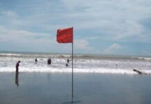 কক্সবাজারে ১ নম্বর সতর্ক সংকেত