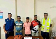 রাঙ্গুনিয়ায় অস্ত্র ও বাইকসহ ৩ আসামী গ্রেফতার