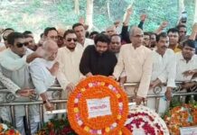 বিপ্লব ও সংহতি দিবসে শহীদ জিয়ার মাজারে হুম্মাম কাদের চৌধুরীর শ্রদ্ধাঞ্জলি