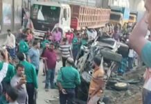 চট্টগ্রাম এলিভেটেড এক্সপ্রেসওয়ে ভয়াবহ দূর্ঘটনায় নিহত ১, আহত ৪