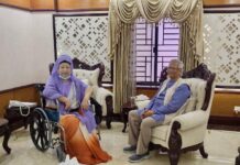 সেনাকুঞ্জে প্রধান উপদেষ্টার সঙ্গে বৈঠকে বিএনপি চেয়ারপারসন খালেদা জিয়া