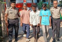 বোয়ালখালীতে মাদকসেবনরত অবস্থায় হাতেনাতে ৩ যুবক আটক