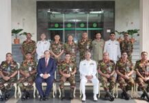 তিন দিনের সফরে বাংলাদেশে পাকিস্তান নৌবাহিনীর প্রধান