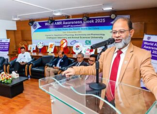 এএমআর মোকাবিলায় অ্যান্টিবায়োটিকের যুক্তিসঙ্গত ব্যবহার নিশ্চিত করতে হবে: সিভাসু উপাচার্য