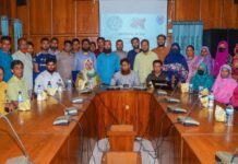 খাদ্যমান ও স্বাস্থ্যবিধি নিশ্চিতকরণে সিভাসু’তে কর্মরত বাবুর্চিদের বিশেষ কর্মশালা