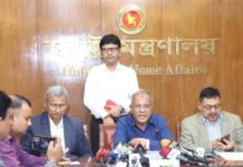 নির্বাচনের আগে আইনশৃঙ্খলার অবনতি হওয়ার শঙ্কা নেই: স্বরাষ্ট্র উপদেষ্টা