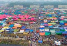 টঙ্গীতে ৫ দিনের জোড় ইজতেমায় মুসল্লিদের ঢল