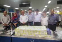 শাহ আমানত বিমানবন্দরে বিপুল পরিমাণ সিগারেট, নিষিদ্ধ আমাদানি ক্রীম, মোবাইল ফোন ও ল্যাপটপ জব্দ