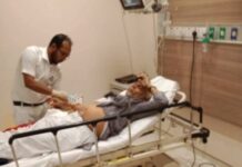 উন্নত চিকিৎসার জন্য হেলিকপ্টার করে এরশাদ উল্লাকে ঢাকায় নেয়া হলো