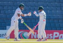 ৩০১ রানের লিড নিয়ে ইনিংস ঘোষণা করল বাংলাদেশ