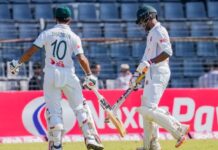 ৩৬৭ রানের লিড নিয়ে তৃতীয় দিন শেষ করলো বাংলাদেশ