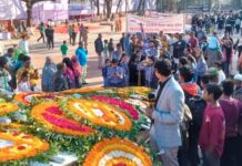 শহীদ বুদ্ধিজীবী দিবসে, বাংলার শ্রেষ্ঠ সন্তানদের সর্বস্তরের মানুষের ফুলেল শ্রদ্ধায় স্মরণ