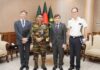 সেনাপ্রধানের সঙ্গে ফ্রান্সের রাষ্ট্রদূতের সৌজন্য সাক্ষাৎ