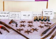 টেকনাফে শীর্ষ সন্ত্রাসী লম্বা মিজানের বাড়িতে অভিযান, বিপুল আগ্নেয়াস্ত্র উদ্ধার