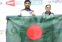আন্তর্জাতিক ব্যাডমিন্টনে রৌপ্য জিতলেন বাংলাদেশের জুমার-উর্মি