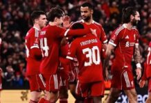 বার্নসলির বিপক্ষে ৪-১ ব্যবধানে জয় পেল লিভারপুল