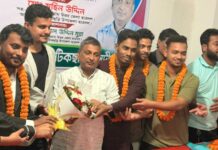 ফটিকছড়িতে বৈষম্যবিরোধী ছাত্র আন্দোলনের একঝাঁক নেতার ছাত্রদলে যোগদান