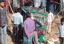 দাঁড়িয়ে থাকা সিএনজিচালিত অটোরিক্সাকে ট্রাকের ধাক্কা, নিহত ২, আহত ৩
