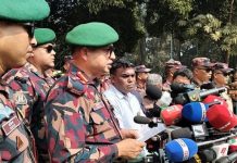 ‘নির্বাচনে আইনশৃঙ্খলা নিয়ন্ত্রণে মারণাস্ত্র ব্যবহার করবে না বিজিবি’