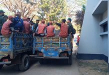 কাপ্তাইয়ে ২২টি ভোট কেন্দ্রে পৌঁছানো হয়েছে নির্বাচনী সরঞ্জাম