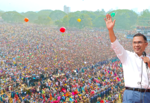 বিএনপির ঝুড়িতে ২১২ আসন, জনতার অপ্রতিরোধ্য স্রোতে দিন বদলের আহ্বান