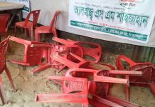 চট্টগ্রাম-১৩ আসনে ইসলামী ফ্রন্ট প্রার্থীর নির্বাচনী অফিসে ভাঙচুর