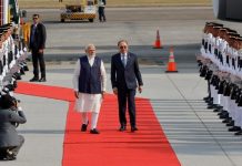 দুই দিনের সফরে মালয়েশিয়ায় ভারতের প্রধানমন্ত্রী নরেন্দ্র মোদি