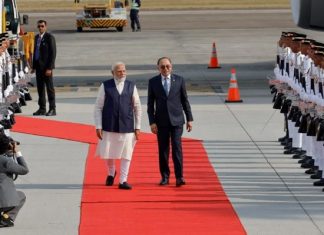 দুই দিনের সফরে মালয়েশিয়ায় ভারতের প্রধানমন্ত্রী নরেন্দ্র মোদি