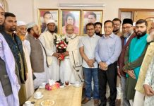 বিজয়ী ড. মোশাররফকে জামায়াতের পরাজিত প্রার্থীর শুভেচ্ছা