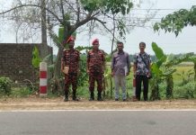 ঈদগাঁওয়ে ফায়ার স্টেশনের নির্ধারিত স্থান পরিদর্শন করলেন ঊর্ধ্বতন দল