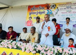 তরুণদের সঠিক পথে আনতে খেলাধুলার বিকল্প নেই: অ্যাডভোকেট ইফতেখার মহসিন
