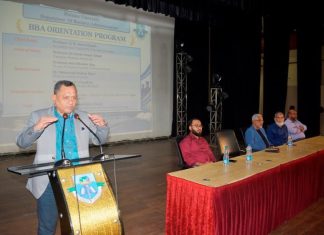 প্রিমিয়ার ইউনিভার্সিটির ব্যবসায় প্রশাসন বিভাগে ওরিয়েন্টেশন