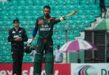 শান্ত-লিটনের অনবদ্য ব্যাটিংয়ে ২৬৫ রানে থামল বাংলাদেশ