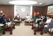 প্রবাসী কল্যাণমন্ত্রীর সঙ্গে সৌদি রাষ্ট্রদূতের সাক্ষাৎ