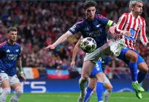 পেনাল্টিতে ড্র আর্সেনাল-অ্যাতলেটিকোর