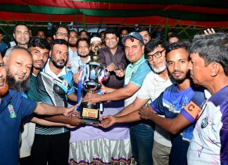 চবিতে বাংলাদেশ আন্তঃবিশ্ববিদ্যালয় ফুটবল (ছাত্র) প্রতিযোগিতার পুরস্কার বিতরণ