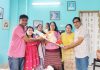 এমপি মাধবী মারমার সাথে কাপ্তাই সুরের ধারা পরিবারের শুভেচ্ছা বিনিময়