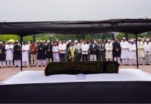 সাবেক প্রতিমন্ত্রী মিজানুর রহমানের জানাজা সম্পন্ন, প্রধানমন্ত্রীর পুষ্পস্তবক অর্পণ