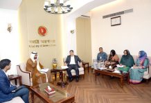 স্বরাষ্ট্রমন্ত্রীর সঙ্গে সংযুক্ত আরব আমিরাতের রাষ্ট্রদূতের সৌজন্য সাক্ষাৎ