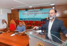 সিভাসু’র ডিভিএম ইন্টার্ন শিক্ষার্থীদের সক্ষমতা বৃদ্ধি বিষয়ক ৩ দিনের প্রশিক্ষণ সম্পন্ন