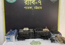 হালিশহরে র্যাবের অভিযানে অবৈধ ভিওআইপি সরঞ্জাম উদ্ধার