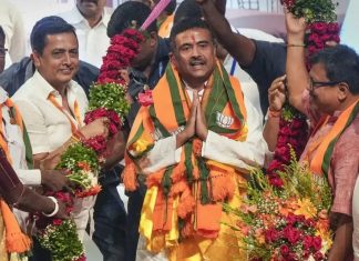 পশ্চিমবঙ্গের মুখ্যমন্ত্রী হিসেবে শপথ নিলেন শুভেন্দু অধিকারী