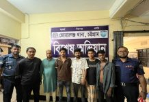 জোরারগঞ্জে ছাত্রলীগ-যুবলীগের ৪ নেতাকর্মী সহ আটক ৬