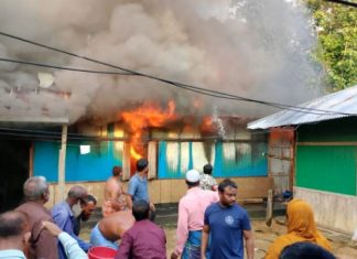 গ্যাস সিলিন্ডার বিস্ফোরণে রাঙ্গামাটিতে ভয়াবহ অগ্নিকাণ্ড, ব্যাপক ক্ষয়-ক্ষতি