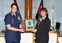বিমানবাহিনী প্রধানের সঙ্গে জাতিসংঘের আবাসিক সমন্বয়কারীর সাক্ষাৎ