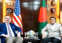 প্রধানমন্ত্রীর প্রতিরক্ষা উপদেষ্টার সঙ্গে মার্কিন যুক্তরাষ্ট্রের রাষ্ট্রদূতের সৌজন্য সাক্ষাৎ