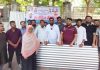 কোতোয়ালি থানা যুবদল ও মোঃ মঈনুদ্দিন খান রাজিবের পক্ষে বিএনপি নেতা মরহুম রমজান আলী খানের পরিবারে ঢেউটিন প্রদান