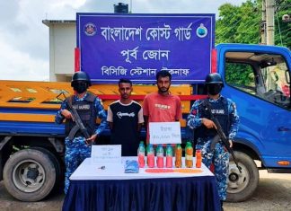 টেকনাফে ৪০ হাজার পিস ইয়াবাসহ মিনি পিকআপ জব্দ, আটক ২