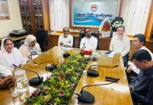 চট্টগ্রাম জেলা আইনজীবী সমিতির নবনির্বাচিত নেতৃবৃন্দের সঙ্গে মেয়র ডা. শাহাদাত হোসেনের সৌজন্য সাক্ষাৎ